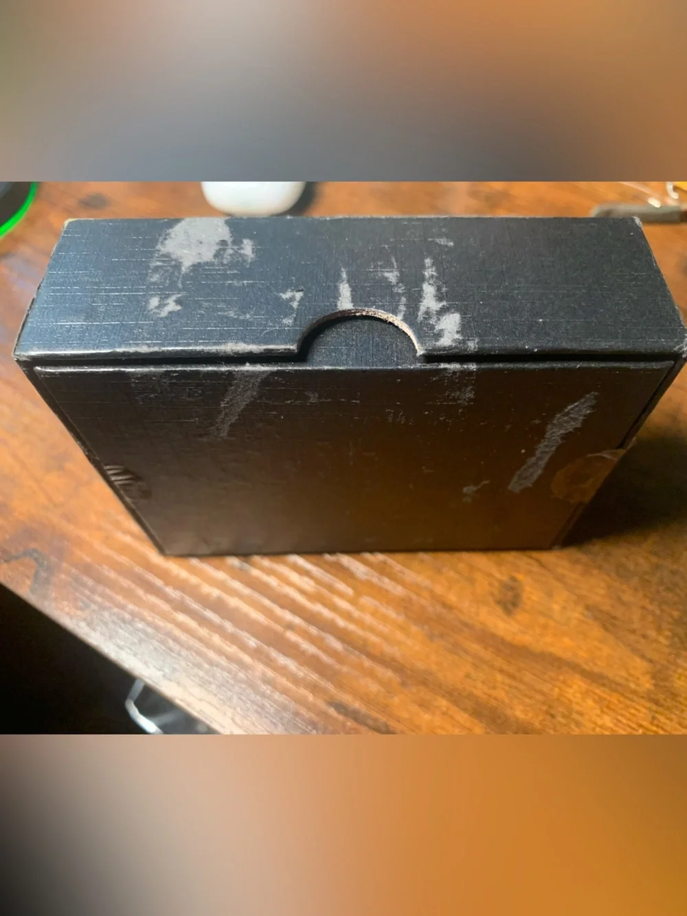 Black Card Wallet with Snap Closure